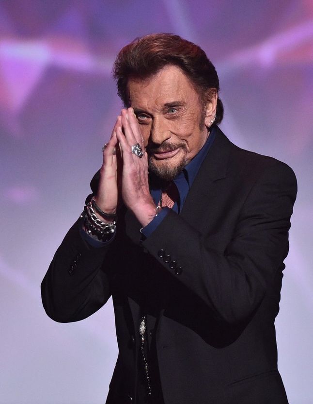 Johnny Hallyday sur scène