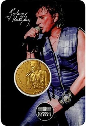 Blister Monnaie de Paris Johnny Hallyday Chant