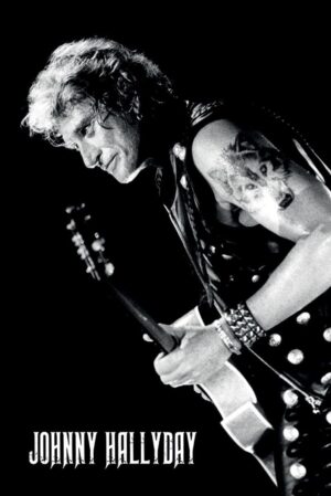 Poster maxi Johnny Hallyday Lone Wolf en papier 125 gsm