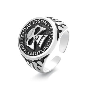 Bague Johnny Hallyday biker à porter au quotidien