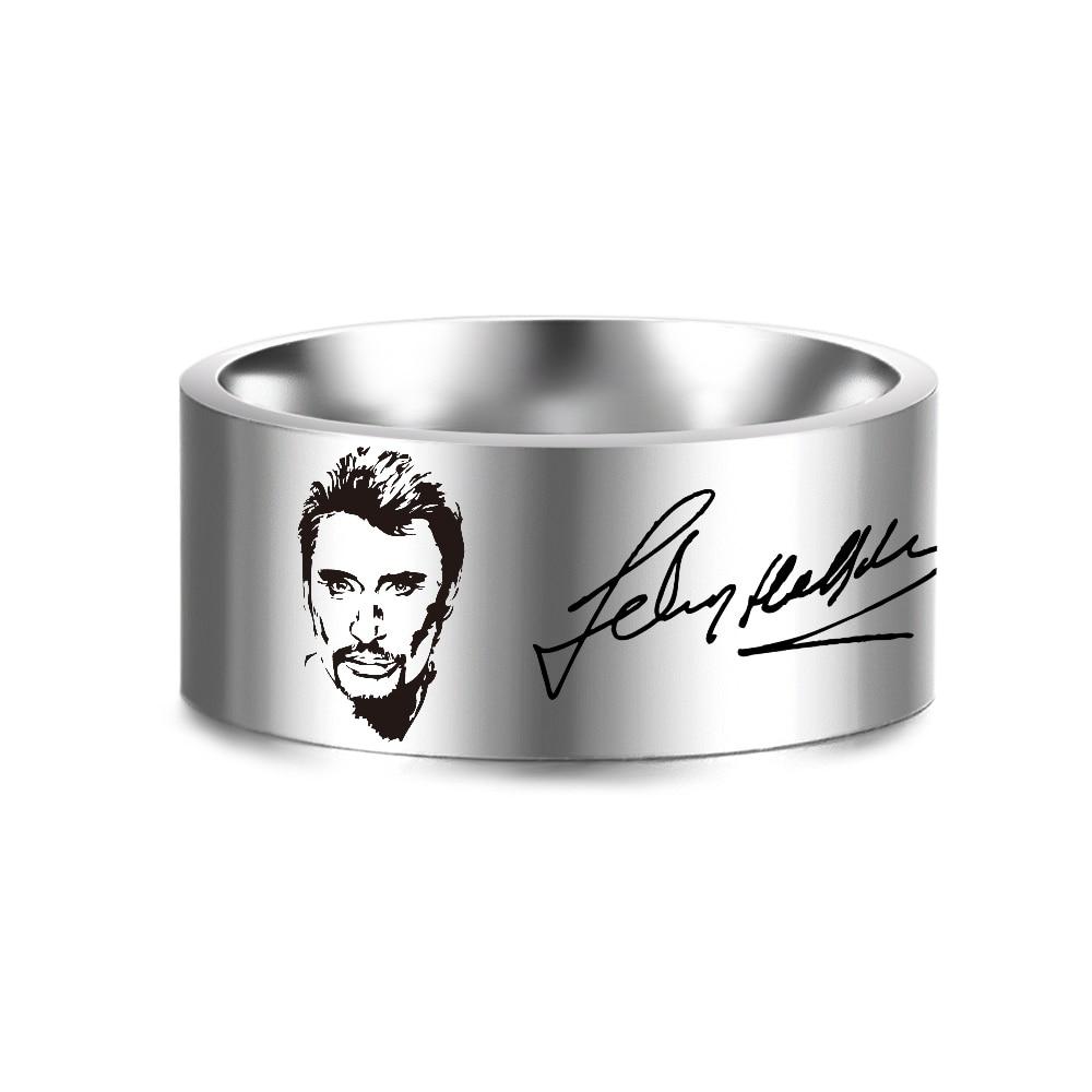 Bague Johnny Hallyday Signature, tailles 54 à 69