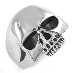 Bague Johnny Hallyday tête de mort hommage, coloris et tailles au choix