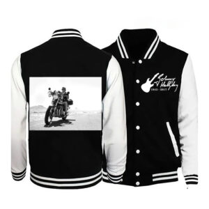 Blouson biker Johnny Hallyday #1, tailles du S au 4XL