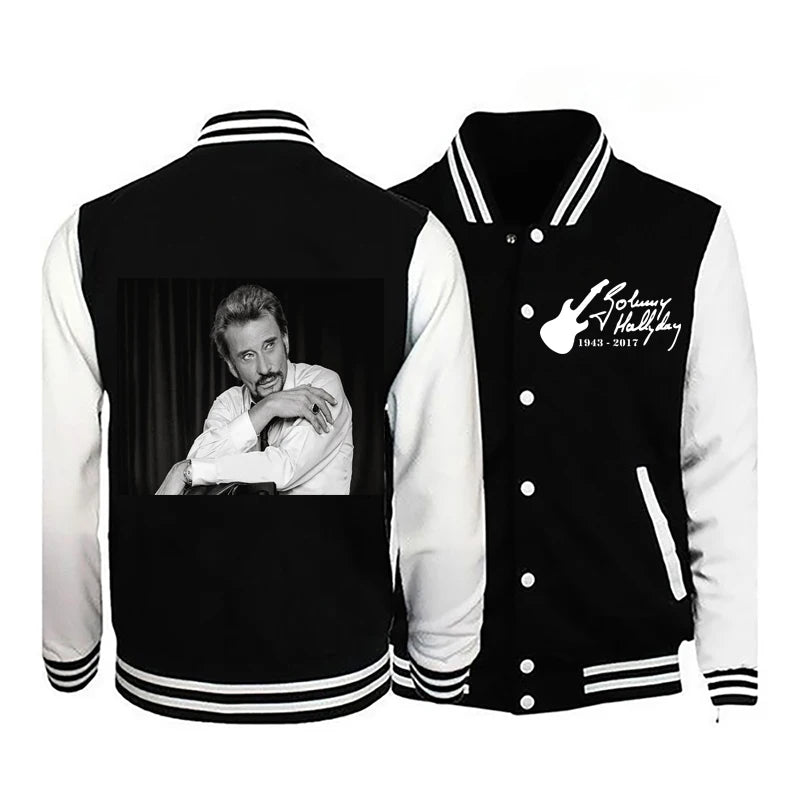 Blouson Johnny Hallyday Le Boss #2, tailles S à 4XL