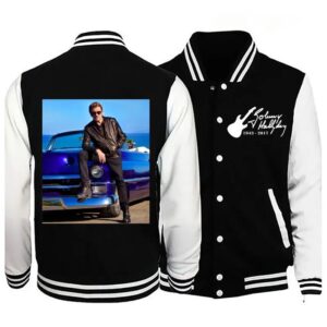 Blouson Johnny Hallyday Le Boss #4, taille au-dessus conseillée