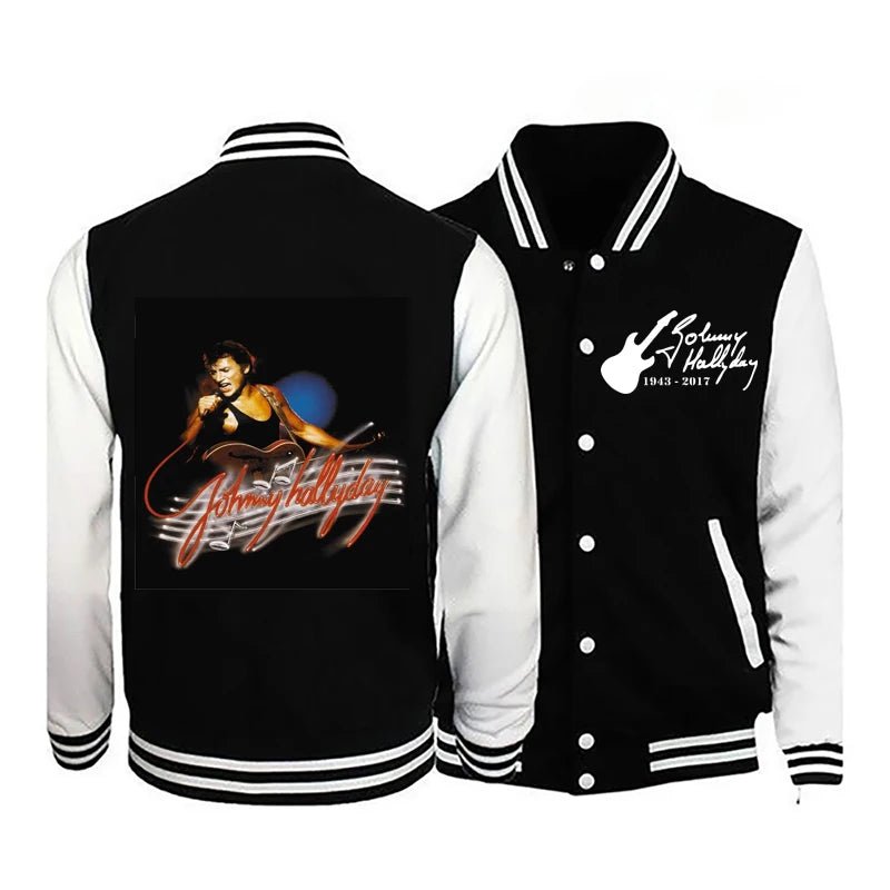 Blouson Johnny Hallyday Légende du rock #2, tailles S à 4XL