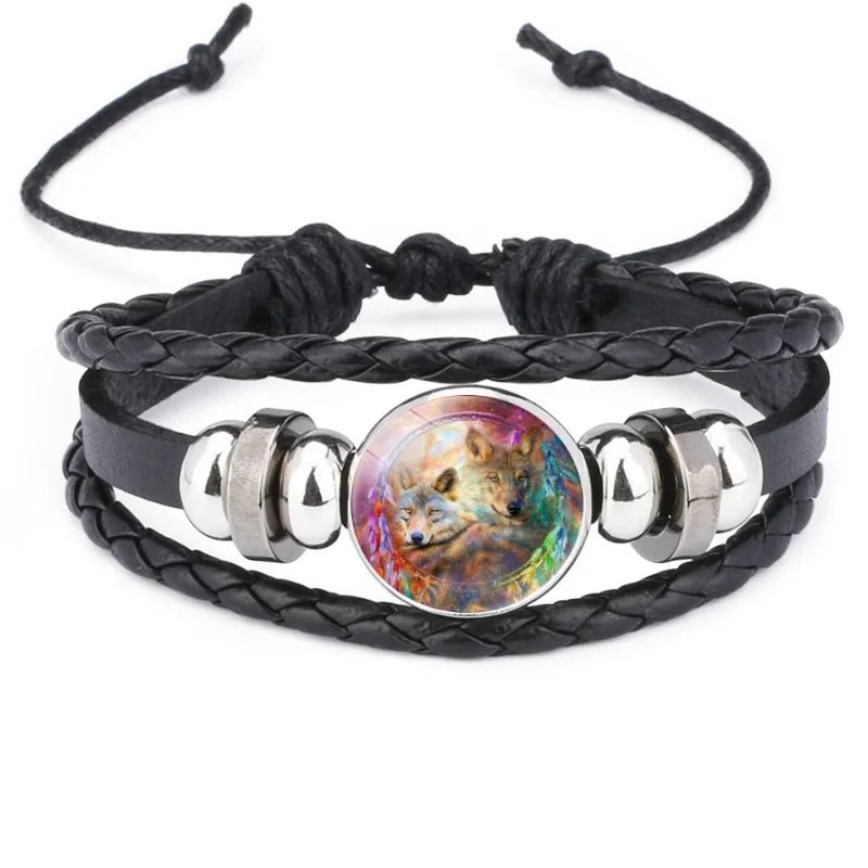 Bracelet cuir Johnny Hallyday photo loup, 16 modèles au choix – Image 8