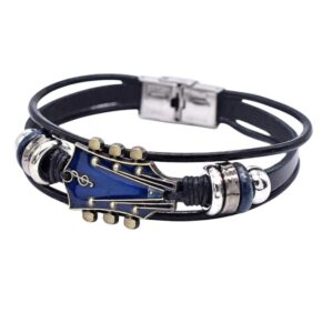 Bracelet Johnny Hallyday guitare en 3 couleurs