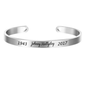 Bracelet Signature Johnny Hallyday, 5 modèles