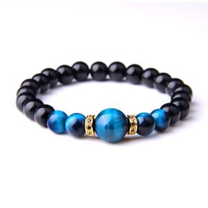 Bracelet perle Johnny Hallyday Hommage #5, 3 couleurs