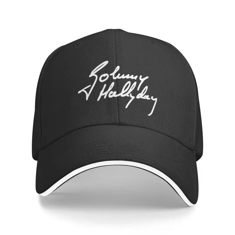Casquette Johnny Hallyday Signature #1 multicolore