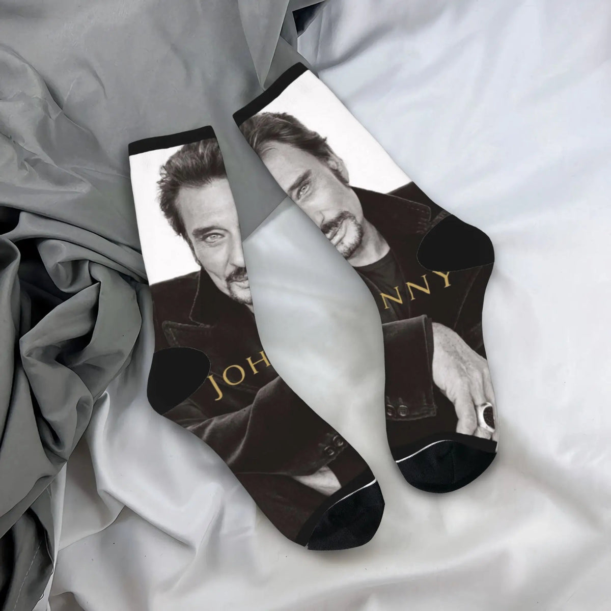 Chaussettes Johnny Hallyday en lot de 7 modèles – Image 2