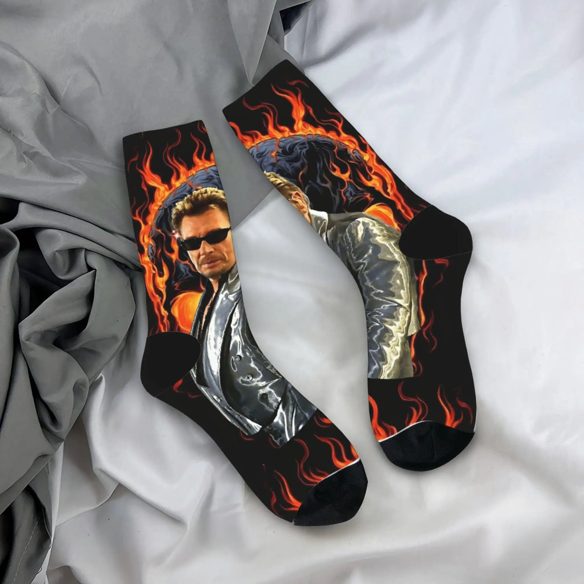 Chaussettes Johnny Hallyday en lot de 7 modèles – Image 4