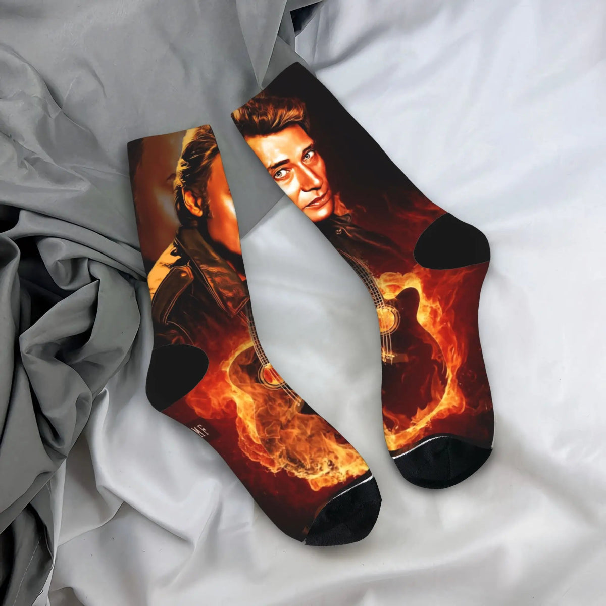 Chaussettes Johnny Hallyday en lot de 7 modèles – Image 3
