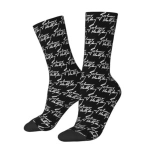 Chaussettes Johnny Hallyday à signature