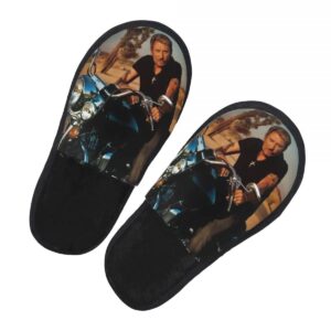 Chaussons Johnny Hallyday Biker #2, tailles 38-41 et 42-45