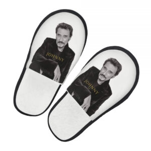 Chaussons blancs Johnny Hallyday, 2 modèles