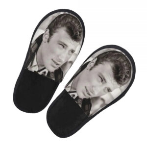 Chaussons Johnny Hallyday L'idole des jeunes, tailles 38-41 et 42-45