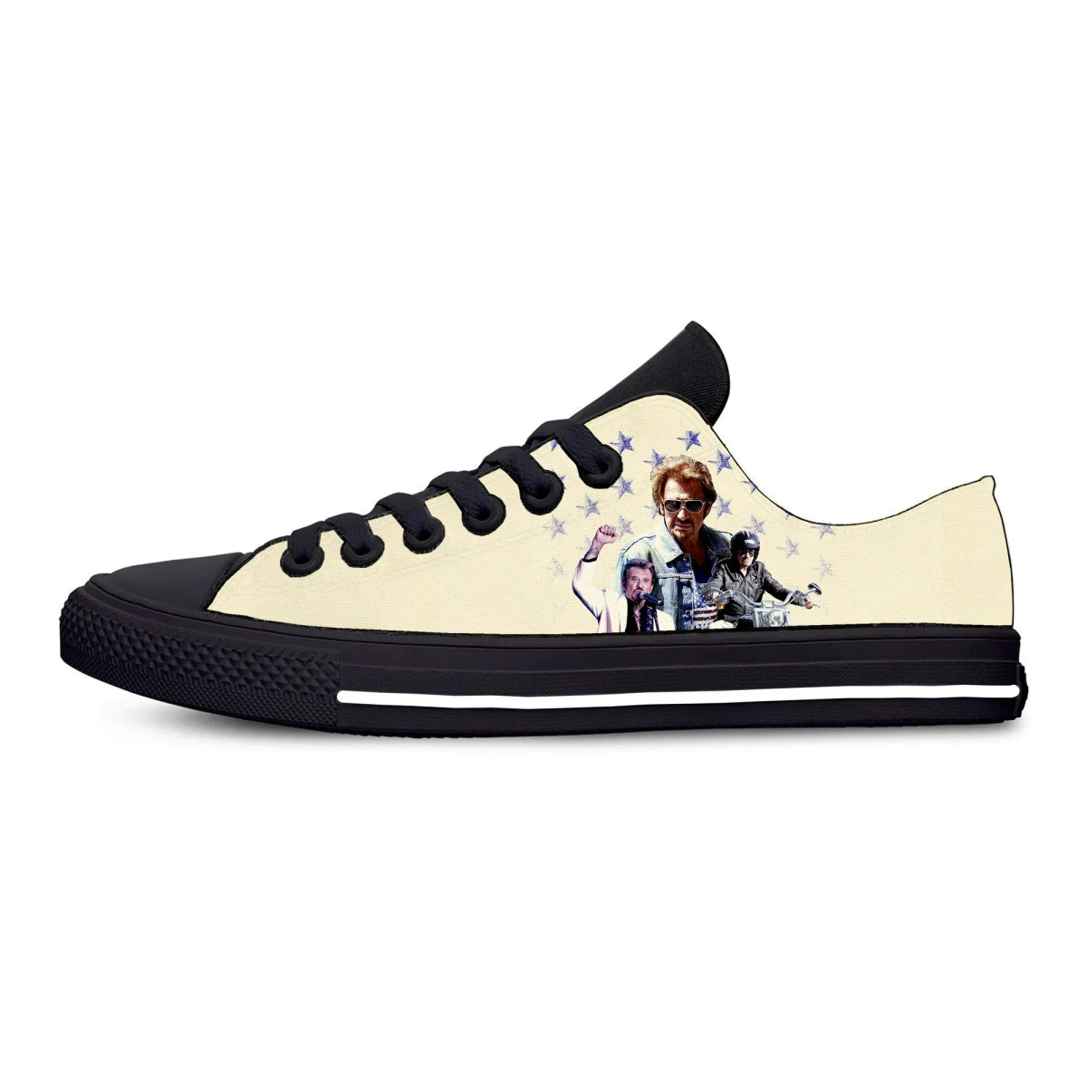 Chaussures noires Johnny Hallyday, 3 modèles du 35 au 48 – Image 3