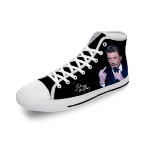 Johnny Hallyday, chaussures montantes blanches 6 modèles #1