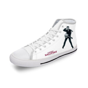 Johnny Hallyday, chaussures montantes blanches 6 modèles #2