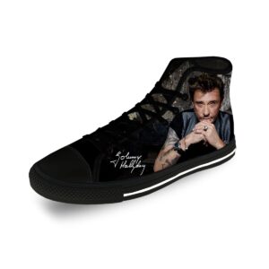 Johnny Hallyday - chaussures montantes noires, 6 modèles