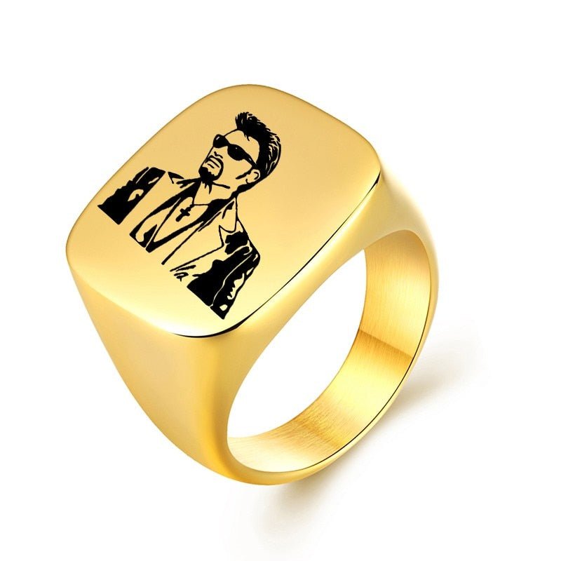 Chevalière Johnny Hallyday signature dorée, 13 modèles – Image 5