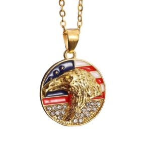 Collier pendentif Johnny Hallyday aigle, modèles 1 ou 2