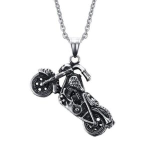 Collier pendentif Johnny Hallyday Biker, version unique