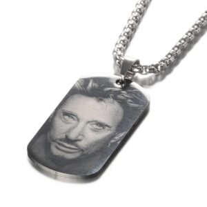Collier pendentif Goodbye Johnny Hallyday