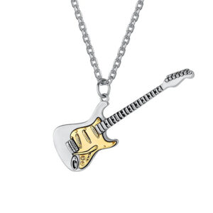 Collier pendentif guitare électrique Johnny Hallyday