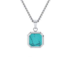 Collier pendentif Johnny Hallyday Lorada, couleurs Argent Noir Or