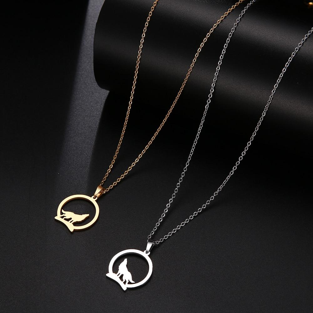 Collier pendentif Johnny Hallyday Loup, 2 modèles Or ou Argent – Image 3