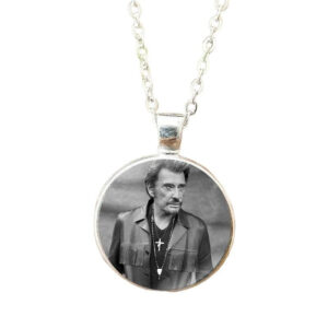Collier pendentif Johnny Hallyday photo, 14 modèles
