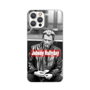 Coque iPhone Johnny Hallyday 2 modèles pour iPhone 7 à 16 Pro Max