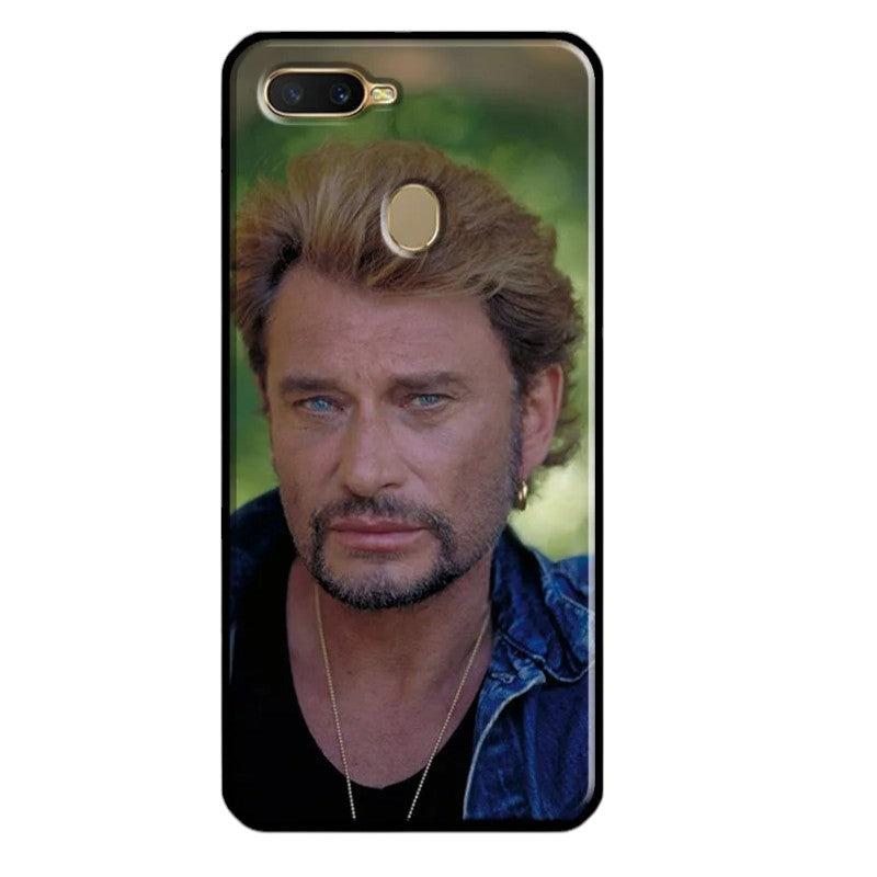 Coque téléphone Johnny Hallyday pour Oppo, 4 modèles