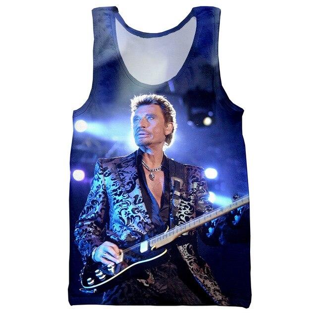 Débardeur Johnny Hallyday n°10, tailles S à 6XL