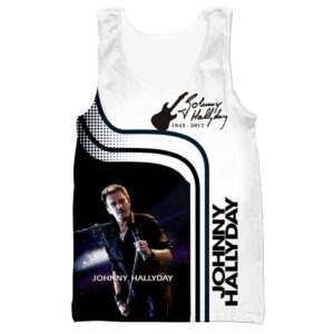 Débardeur Johnny Hallyday #12, tailles S à 6XL