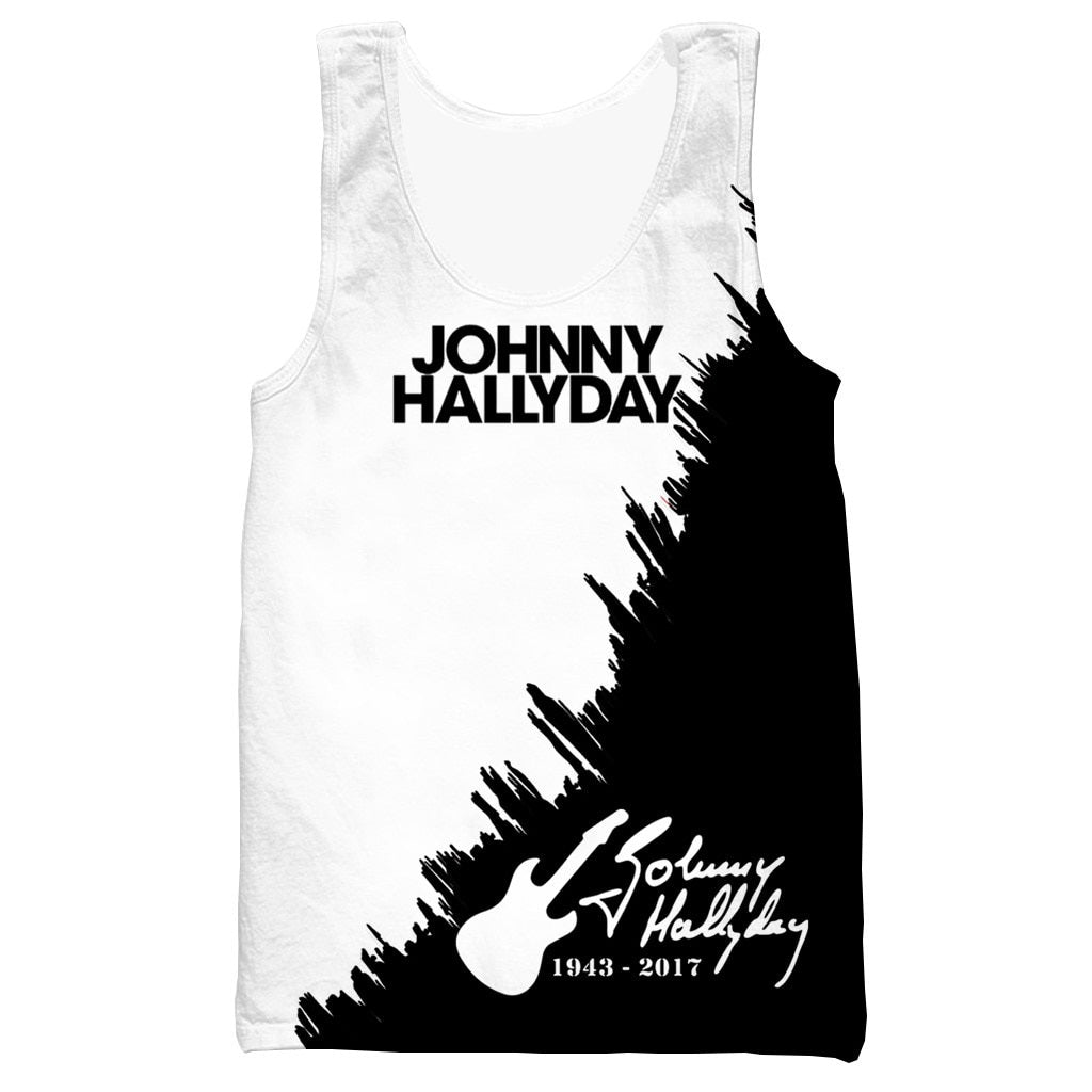 Débardeur Johnny Hallyday #13, tailles S à 6XL