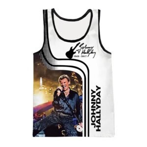 Débardeur Johnny Hallyday #19, tailles S à 6XL