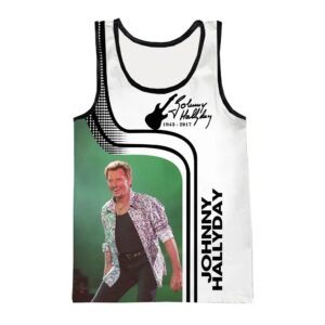 Débardeur Johnny Hallyday #20, tailles S à 6XL