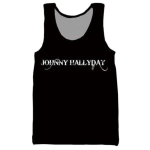 Débardeur imprimé #2 Johnny Hallyday, tailles S à 6XL