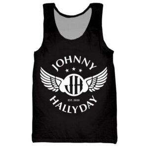 Débardeur Johnny Hallyday Imprimé #6, tailles S à 6XL
