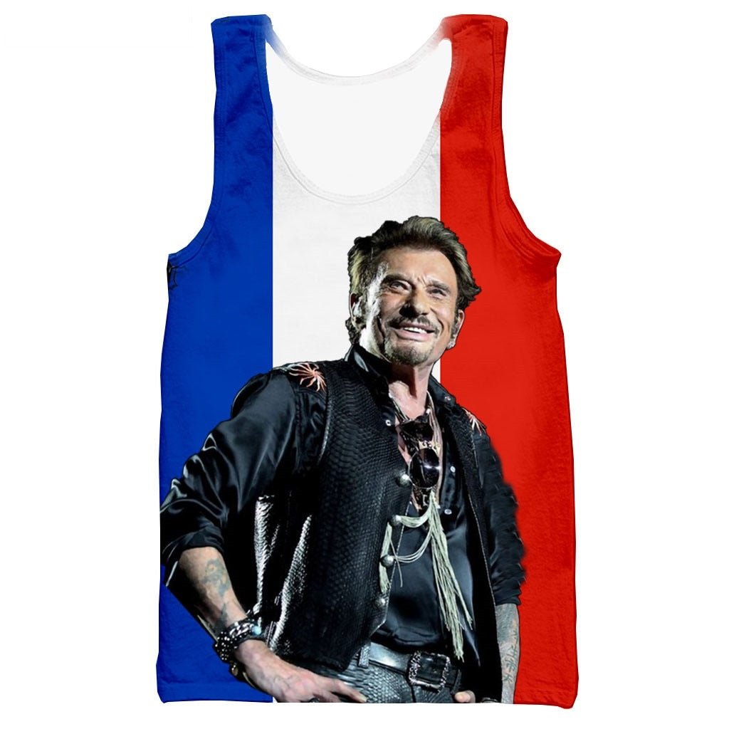 Débardeur Johnny Hallyday Mon pays n°2
