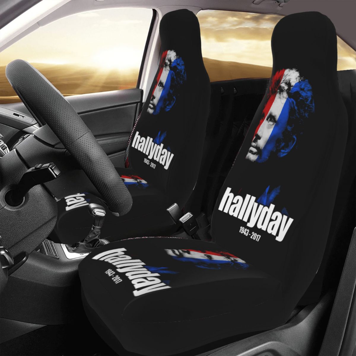 Housses voiture Johnny Hallyday n°6 pour siège – Image 3