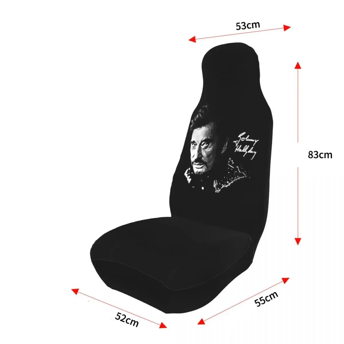 Housses de siège de voiture Johnny Hallyday modèle 8 – Image 2