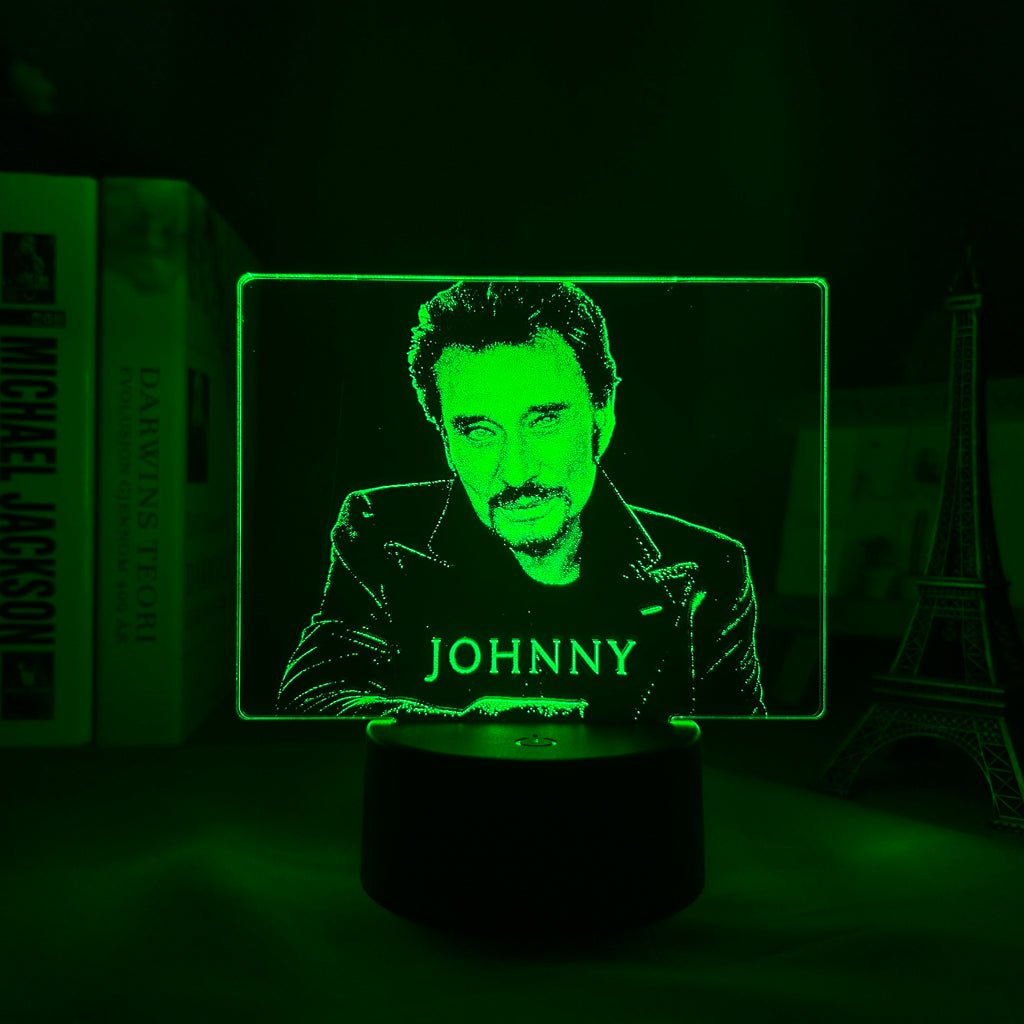 Lampe LED Johnny Hallyday #3, 7 couleurs – Image 7