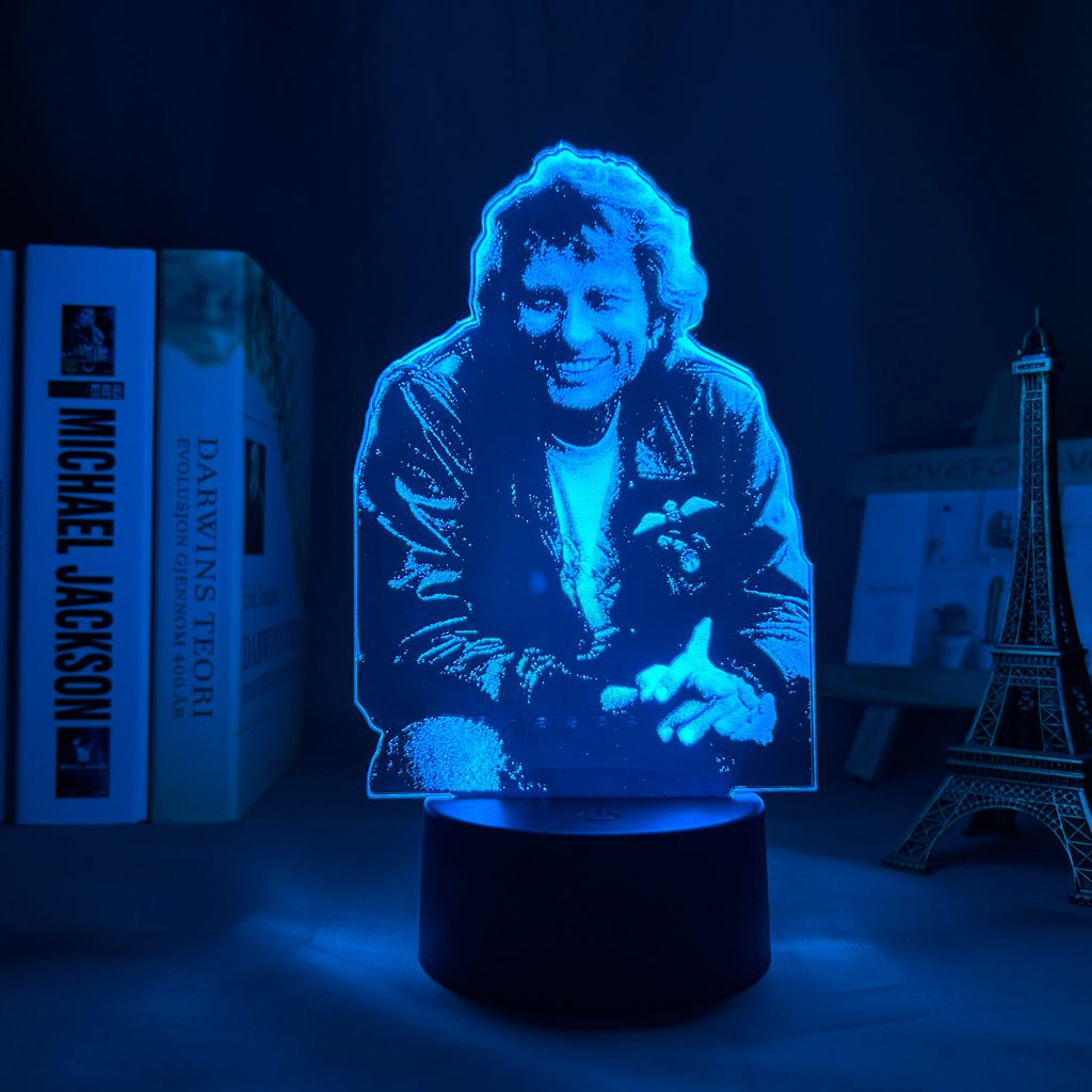 Lampe LED Johnny Hallyday #4, 7 couleurs – Image 7