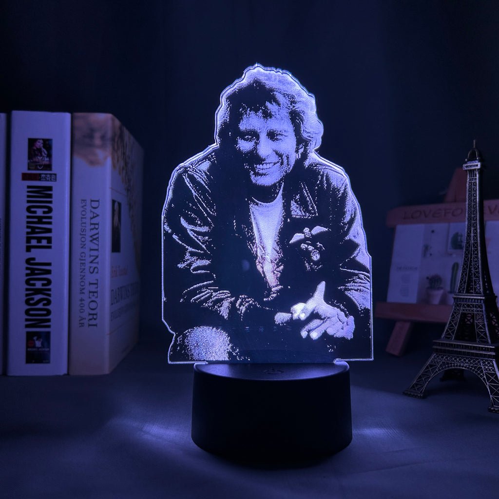 Lampe LED Johnny Hallyday #4, 7 couleurs – Image 4