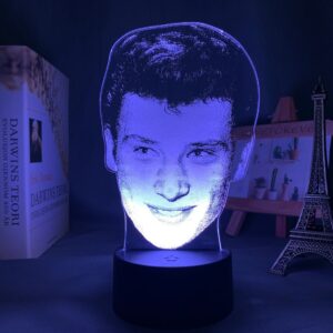 Lampe LED Johnny Hallyday L'idole des jeunes 7 couleurs